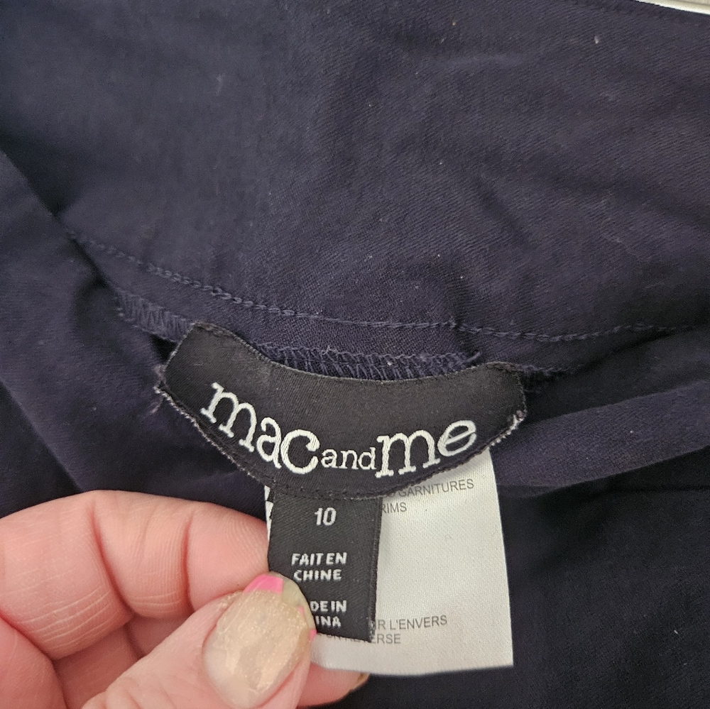 Mac and Me pull on cropped pants